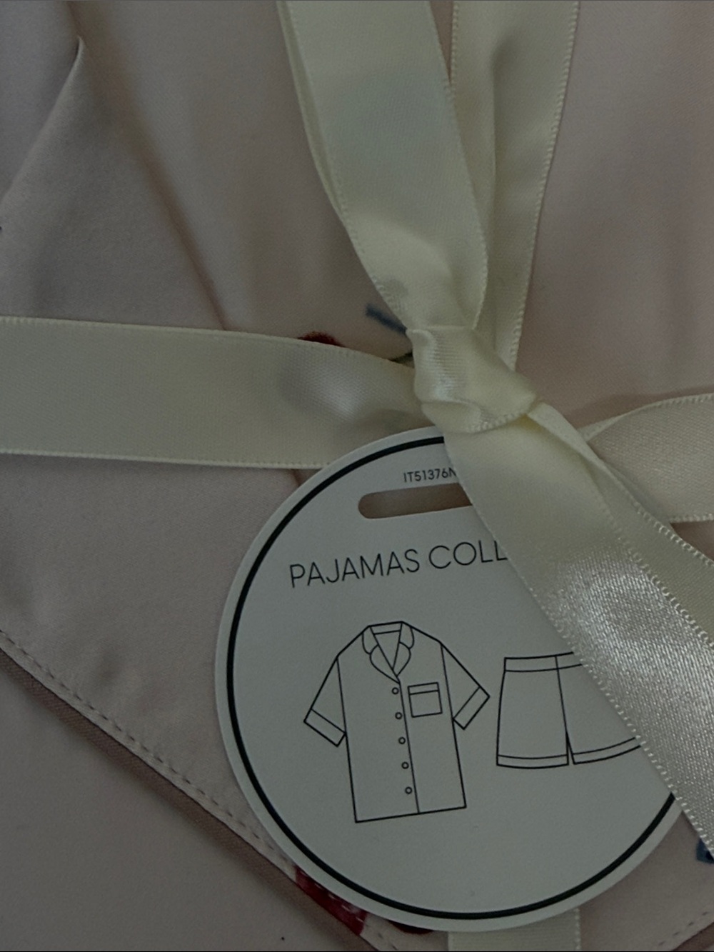 NWT GU Cherry Satin Pajama Set - Picture 4 of 5